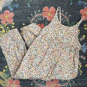 Little Planet by Carter’s Gauze Floral Print Jumpsuit, Size 24 Months